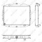 NRF 504125 Radiator, racire motor
