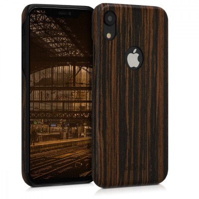 Husa pentru Apple iPhone XR, Lemn, Maro, 45958.16 foto