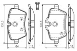 BOSCH 0 986 494 168 set placute frana,frana disc