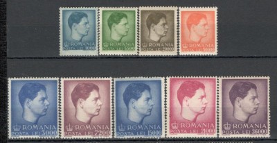 Romania.1947 Regele Mihai I format mare si mic XR.157 foto