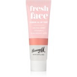 Barry M Fresh Face blush lichid și luciu de buze culoare Peach Glow 10 ml