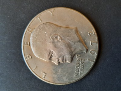 1 Dollar &amp;quot;Eisenhower Dollar&amp;quot; 1972, USA - B 4805 foto