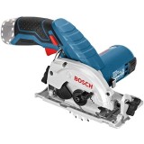 Bosch GKS 12V-26 - RESIGILAT - Fierastrau circular fara acumulatori si incarcator Li-Ion 12 V - Ah 85x15 mm