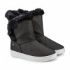 Cizme Fete Bibi Urban Negre Cu Detaliu Blanita 38 EU, Negru, BIBI Shoes