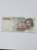 Bancnota 100000 lire 1983 seria LF 403466 D - 200 lei