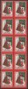 1938 SUA - Bloc de10 vignete de Craciun + Campanie Anti Tuberculoza, TBC, Medical, Nestampilat