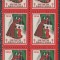 1938 SUA - Bloc de10 vignete de Craciun + Campanie Anti Tuberculoza, TBC