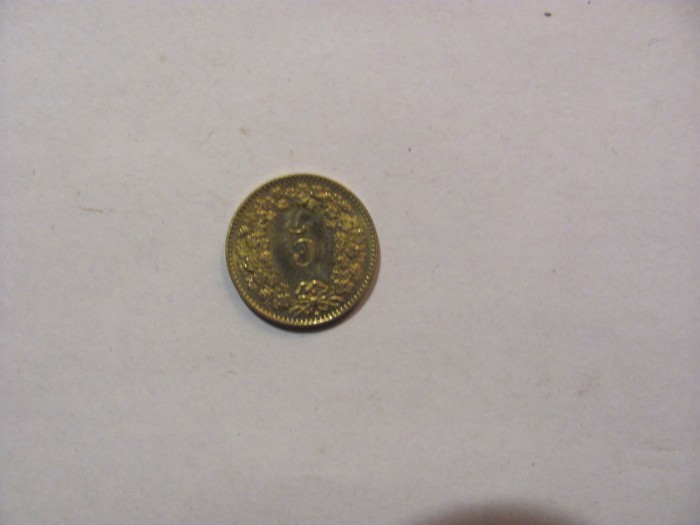 CY - 5 rappen centimes 2005 Elvetia