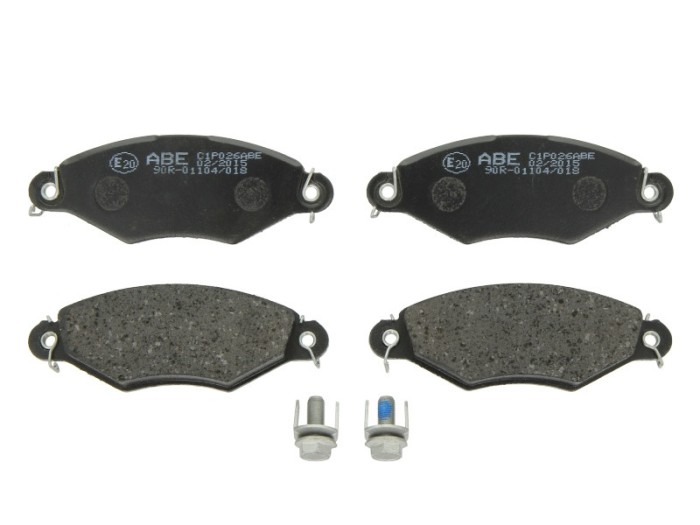 Set placute frana,frana disc PEUGEOT 206+ (T3E) (2009 - 2016) ABE C1P026ABE
