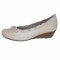 Pantofi dama, din piele naturala, marca Softwaves, 47503-03-82, crem , marime: 36