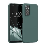 Husa Kwmobile pentru Xiaomi Redmi Note 11/Redmi Note 11s, Silicon, Verde, 57368.171, Carcasa