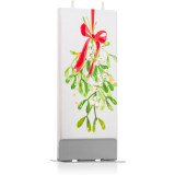 Flatyz Holiday Mistletoe with Red Ribbon lumanare 6x15 cm