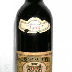 Z 30 -vin BAROLO, doc, COSSETTI, recoltare 1964 cl 72 gr 13,5