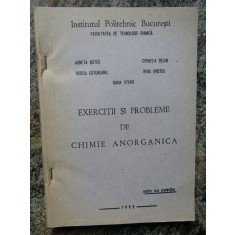 Exercitii si Probleme de Chimie Anorganica - Agneta Batca , 1986