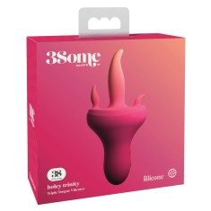 Vibrator Pipedream &raquo;3 Some&laquo; 19,6 cm - Roz