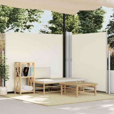vidaXL Copertină laterală retractabilă, crem, 180x600 cm 318001 foto