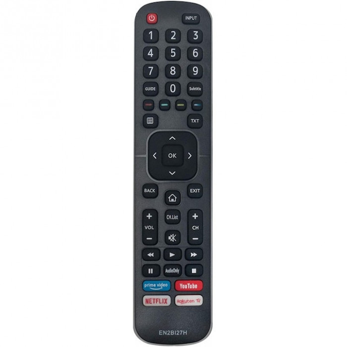 Telecomanda LCD/LED Hisense cu Netflix EN2BI27HS, neagra