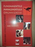 Fundamentele managementului organizatiei- Vadim Dumitrascu