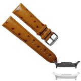 Curea din piele, compatibila cu Samsung Galaxy Watch8 Classic 46mm, Mustard Spots