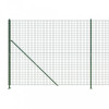 Gard plasa de sarma cu bordura, verde, 2x25 m GartenMobel Dekor, vidaXL