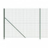 Gard plasa de sarma cu bordura, verde, 2x10 m GartenMobel Dekor, vidaXL