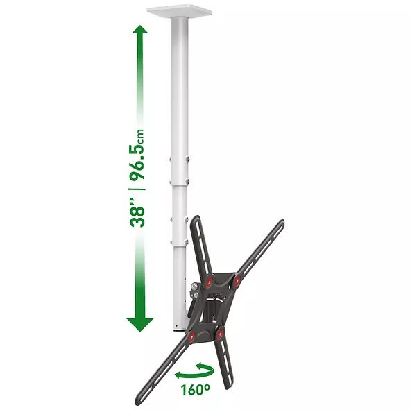 Suport tavan lcd/plasma plat/curbat barkan 3500.w 29-65(165cm 3 miscari: telescopic swivel tilt vesa &amp; non