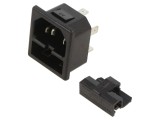 Conector alimentare AC cu siguranță