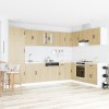 VidaXL Dulap de bucătărie cu ușă Kalmar 2 pcs Maro 80 x 46 x 81.5 cm 3315004