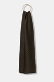 Moschino eșarfă de l&acirc;nă culoarea maro, cu imprimeu, M5131 50066