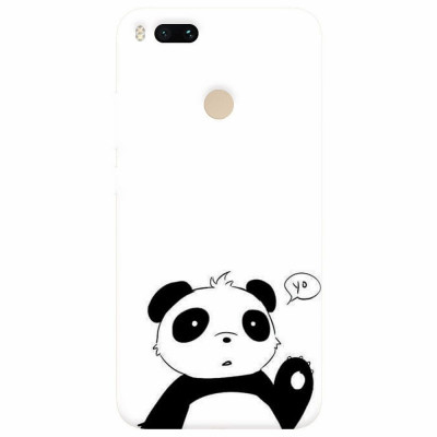 Husa silicon pentru Xiaomi Mi A1, Panda Cellphone foto