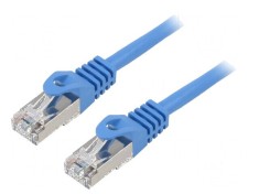 Patch cord F/UTP 6 litat CCA PVC albastru 20m 26AWG