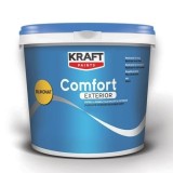 Cumpara ieftin Vopsea Superlavabila Siliconata Alba Kraft Comfort Exterior Silikonat / 45Kg