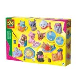 Cumpara ieftin Set mulaj si pictura SES Creative - Pisicute si catelusi