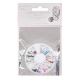 Set Pietre Strass Unghii, Multicolor, 300 Bucăți, Oem
