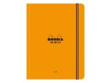 Carnet nedatat A5+, 16 x 21 cm, 60 file, Rhodia Unlimited, orange
