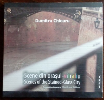 DUMITRU CHIOARU-SCENE DIN ORASUL-VITRALIU/DEDICATIE-AUTOGRAF trad. ST. STOENESCU foto