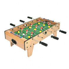 Masa Joc de Foosbal Mini Fotbal cu 18 Jucatori si 2 Mingi, Dimensiuni 69x37cm foto