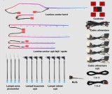 Lumini ambientale dedicate Volkswagen Touran 2 2015-2023, RGB Acrilice 18 in 1 Dinamice cu efect symphony, Control din Aplicatie Bluetooth Buton