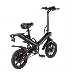 Bicicleta electrica pliabila, roti 14-inch, 10 Ah Baterie, Nubility, Negru foto