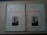 GENERAL RADU R. ROSETTI - Marturisiri - 2 Volume - 1940, 195+101 p.