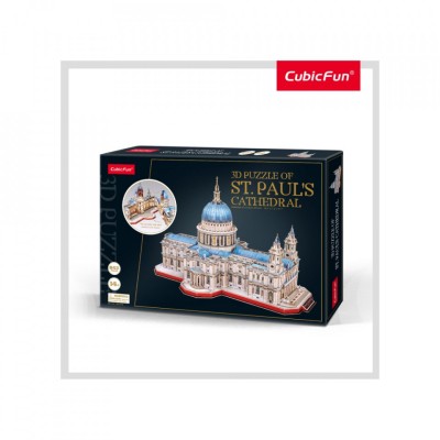 PUZZLE 3D CATEDRALA ST. PAUL (NIVEL COMPLEX 643 PIESE) foto