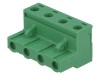 Regletă de Conexiuni Deconectabilă 4 Piste 7,5mm Drept Mufă