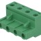 Regletă de Conexiuni Deconectabilă 4 Piste 7,5mm Drept Mufă