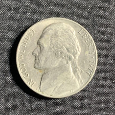 Moneda five cents 1977 USA