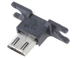 Mufă USB B Micro Colier 2 Orificii pentru PCB SMT THT