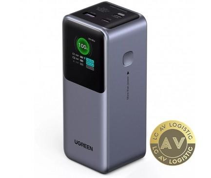 Baterie Externa UGREEN PB721 20000mAh 130W QC + PD 1 x USB-A - 2 x USB-C Gri