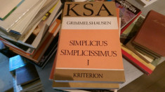 KSA grimmelshausen, simplicius simplicissimus I foto