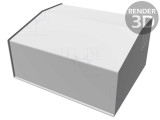 Carcasă Desktop Aluminiu 515x188x152mm