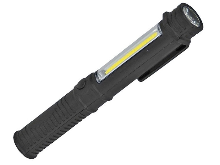 Lanterna 1.5w COB LED + 1W LED tip stilou DEDRA L1004