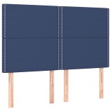 Cumpara ieftin Tablie de pat albastra 144x5x118/128 cm, material textil